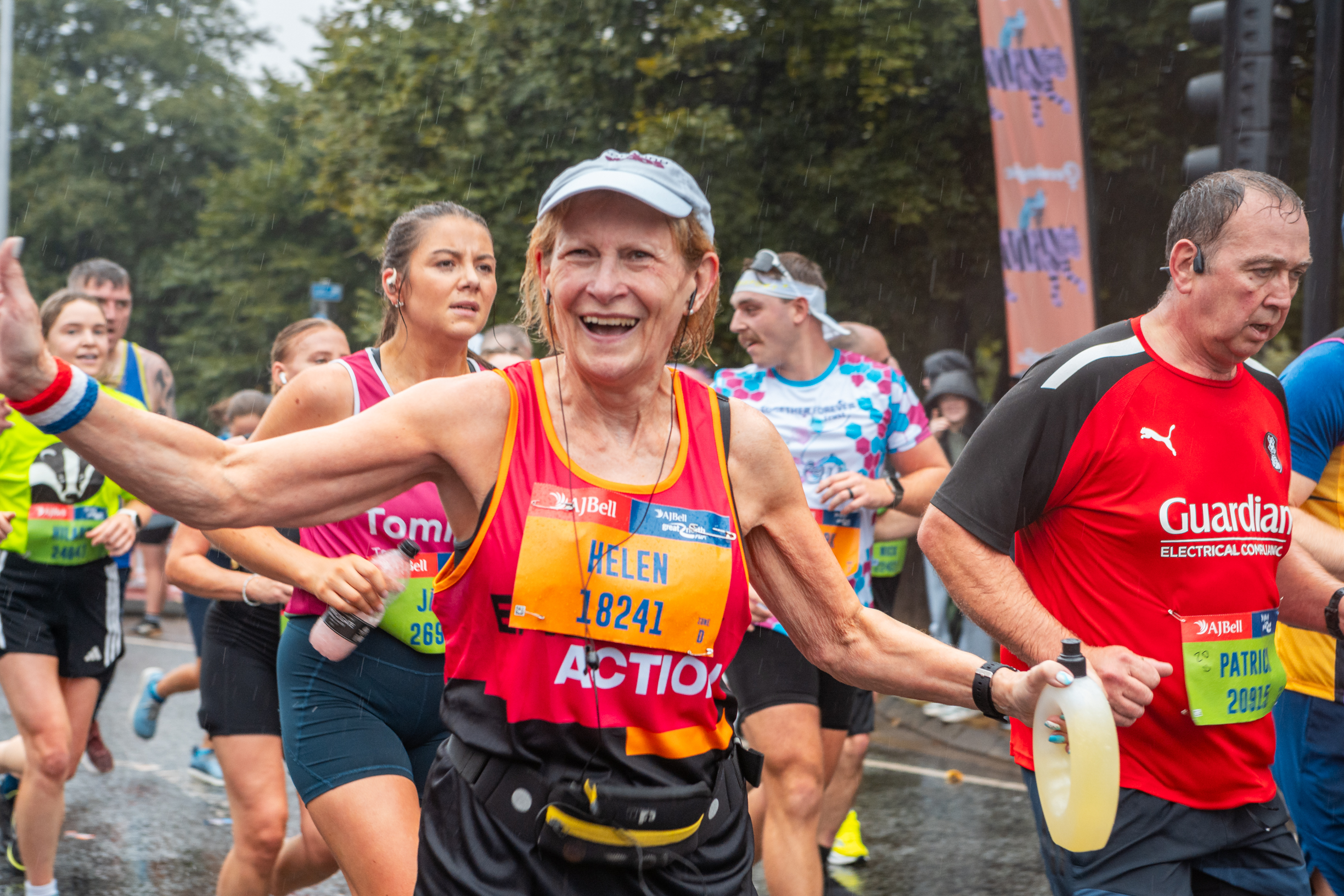 Helen participated in the Great North Run 2024