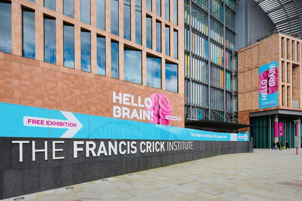 The outside of the Francis Crick Institute building