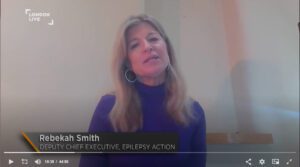 Epilepsy Action deputy chief executive, Rebekah Smith, interviewed by London Live