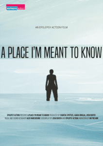 A Place I'm Meant To Know short film title screen - a figure standing in water up to their knees