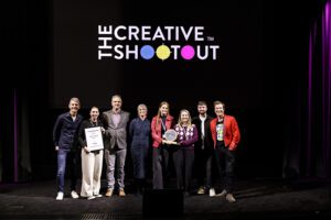 Creative shootout winners with the Epilepsy Action team